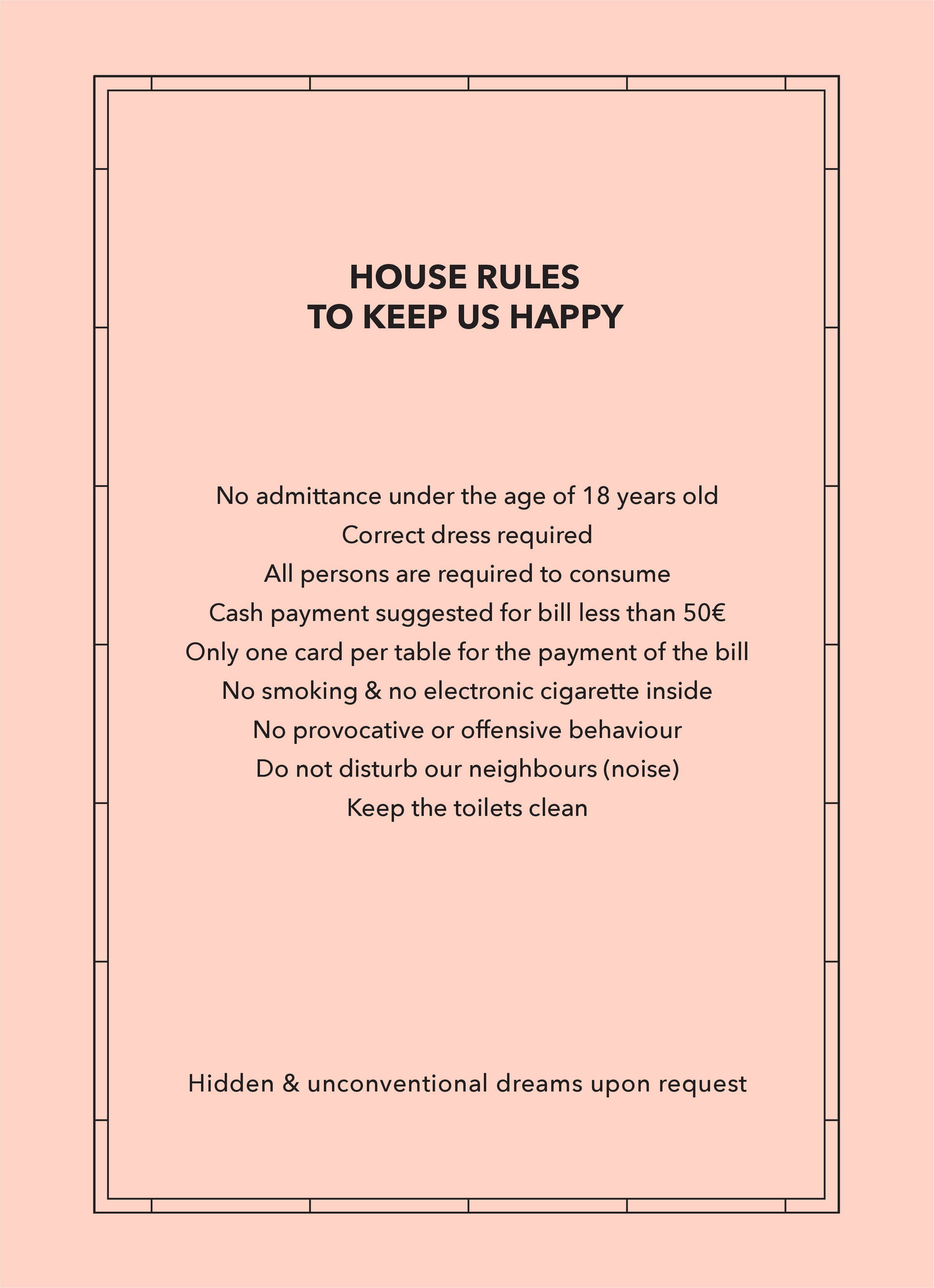 House Rules